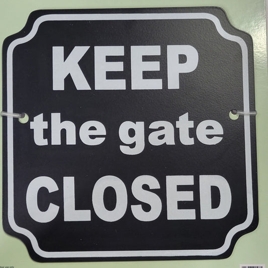 Gate Sign